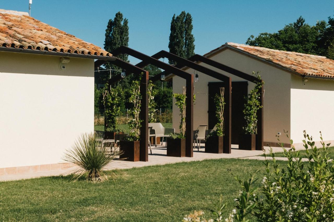 Agriturismo Palazzo Baldini Villa Bagnacavallo Bagian luar foto
